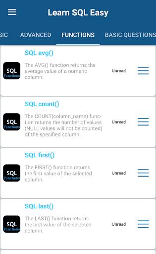 SQL Offline Tutorial & Interview Questions screenshot 3