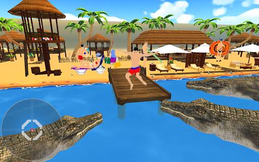 Crocodile Hunter 3d : Hungry Crocodile Attack Game screenshot 3