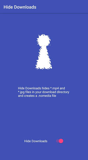 Hide Downloads - Verstecke Bilder und Videos screenshot 1