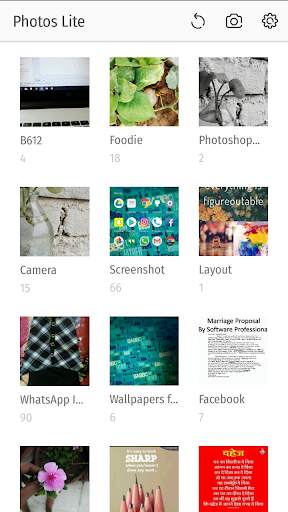 Photos Lite 2 تصوير الشاشة