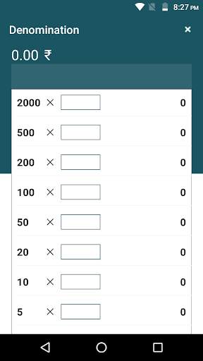 Denomination: Cash Calculator & Counter (INDIA) screenshot 1