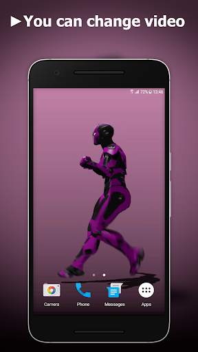 Dancing Robot Live Wallpaper screenshot 2