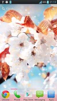 Snow Flower Live Wallpaper स्क्रीनशॉट 2