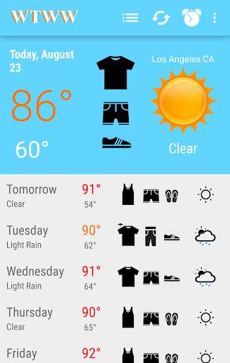 What To Wear Weather Free screenshot 1