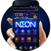 Neon Lights Shining Launcher icon
