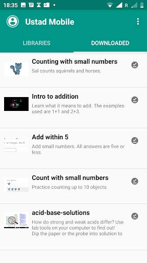 Ustad Mobile - Offline Open Educational Resources screenshot 1