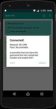 spider wifi ( WPS Connect ) screenshot 4