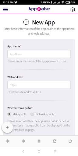 AppMake - Hybrid app maker, Web2App screenshot 4