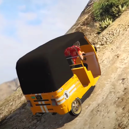 Tuk Tuk Rickshaw Driving Offroad Auto Game icon