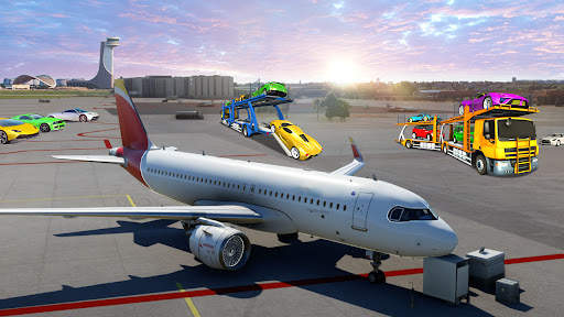 Airplane Car Transporter Pilot screenshot 2