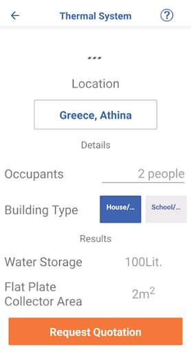 Renewables application screenshot 4
