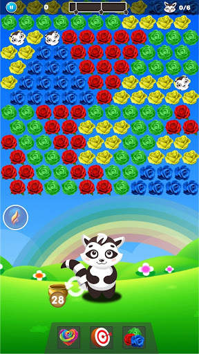 Panda Shooter Rose -New Rose Garden Blossom Crush screenshot 1