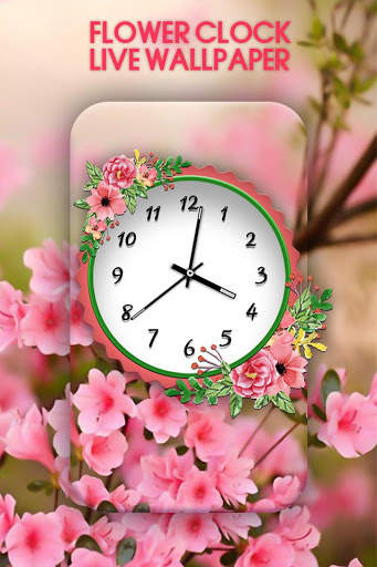 Flower Clock Live Wallpaper screenshot 5