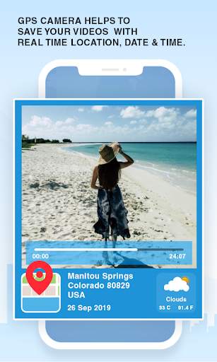 GPS Video Camera : Video with Location screenshot 1