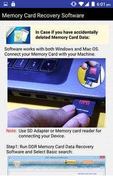 Memory Card Recovery Software Help screenshot 2