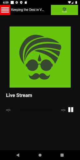 VDesi Radio screenshot 1