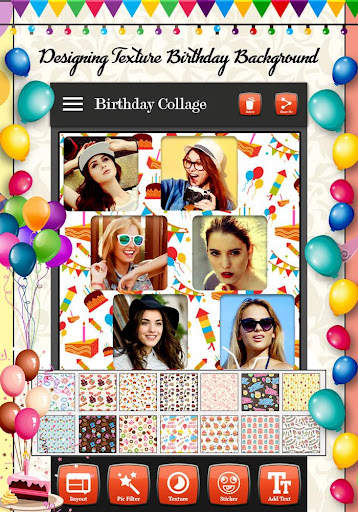 Birthday Photo Collage Maker 6 تصوير الشاشة