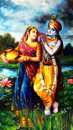 Radhe Krishna HD Wallpaper - Krishna HD Wallpaper screenshot 6