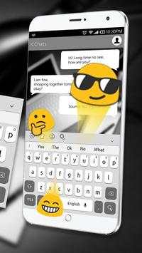 Prosta czarna biała klawiatura screenshot 3