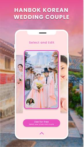 Hanbok Korean Wedding Couple screenshot 4