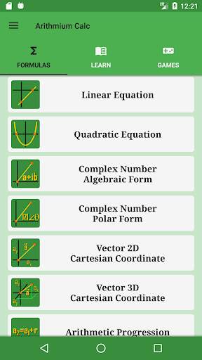 Math Formulas - Arithmium Calc screenshot 1
