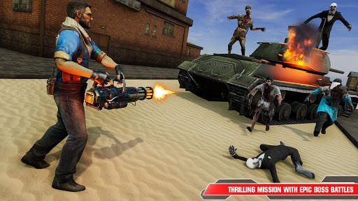 Misi Penembakan Zombie FPS - Pembunuh Zombie Terak screenshot 7