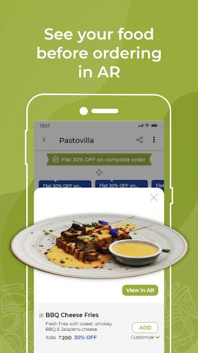 peAR - The AR Menu App screenshot 3