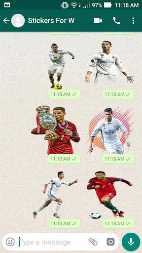 Ronaldo Stickers For Whatsapp screenshot 5