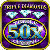 Triple 50x Diamond Slots icon