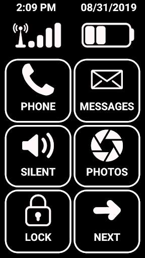 Grand Launcher - big launcher for seniors screenshot 1