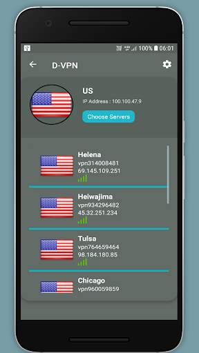 D-VPN - Unlimited Free VPN & Fast Security VPN screenshot 3