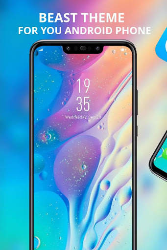 Colorful theme Artistic color fluid screenshot 1