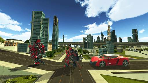 Future Flying Robot Real Car Transformation 3D screenshot 6