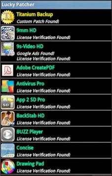 Lucky patcher Hack screenshot 1