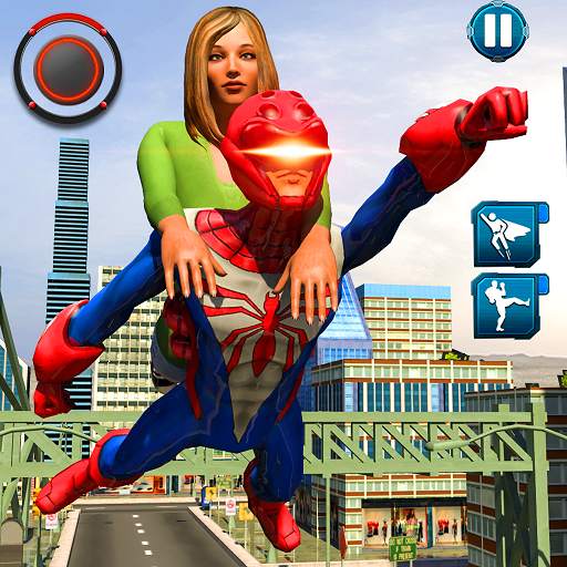 Spider Robot Superhero Crime CIty Rescue Mission 1.2