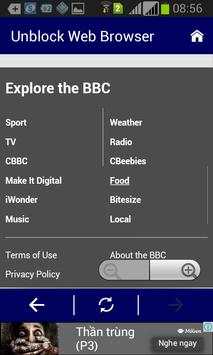 Unblock Website Browser screenshot 3