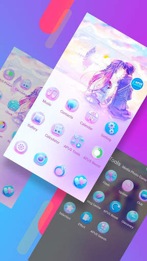 Fantastic Love-APUS Launcher free fashion theme screenshot 2