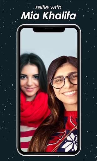 Selfie with Mia Khalifa Photo editing screenshot 2