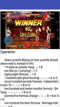 Guide for King of Fighters 97 screenshot 2