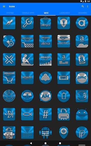 Light Blue Icon Pack скриншот 20