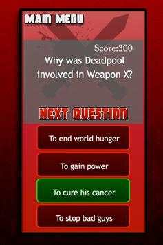 Fan Trivia: Deadpool Edition screenshot 2