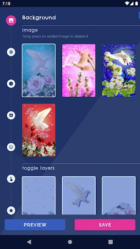 Dove Romantic Live Wallpaper screenshot 1
