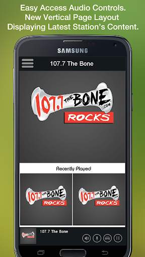 107.7 The Bone screenshot 1