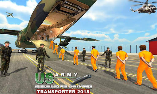 US Army Submarine Ship Driving Transporter 2020 screenshot 2