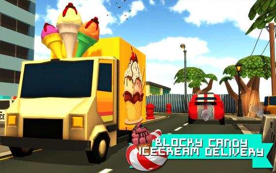 Blocky Candy Icecream Delivery screenshot 4