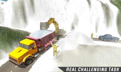 Heavy Excavator Snow Machine Simulator 2019 screenshot 6