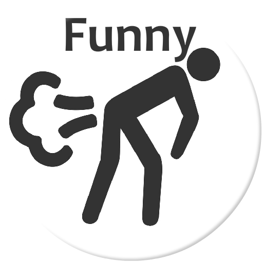 Fart funny sound icon