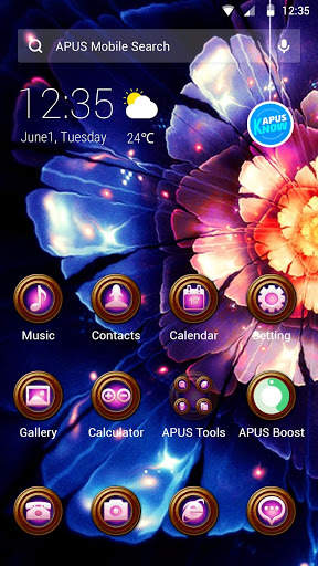 Mysteria-APUS Launcher theme screenshot 1