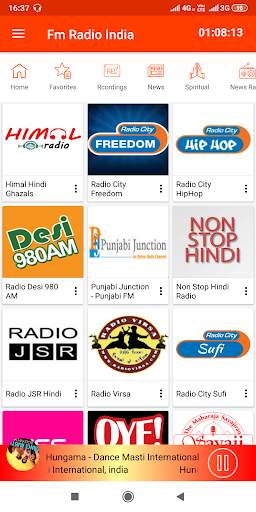 Fm Radio India - all India Hindi Radio Stations screenshot 14