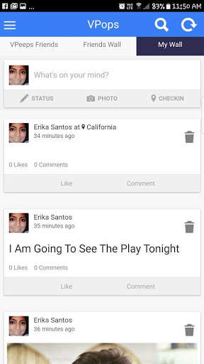 VPops - Private Social Network screenshot 2